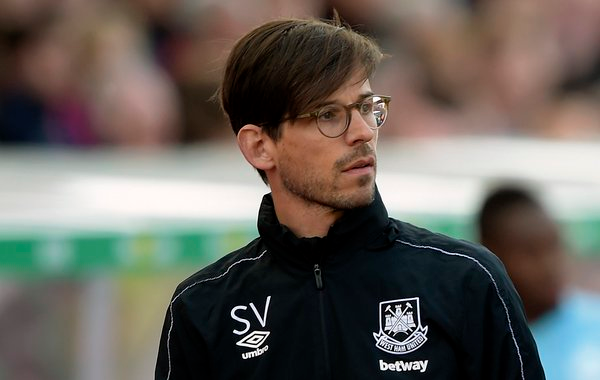 West Ham United’s Head of medical and sports science, Steijn Vanderbrouke West Ham United’s Head of medical and sports science, Steijn Vanderbrouke